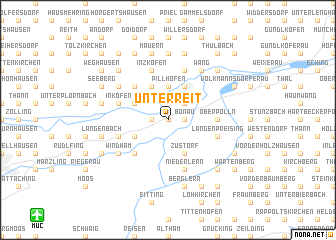 map of Unterreit