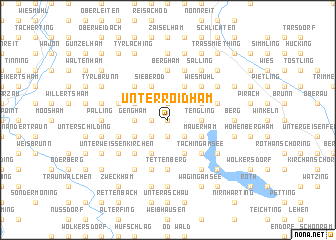 map of Unterroidham