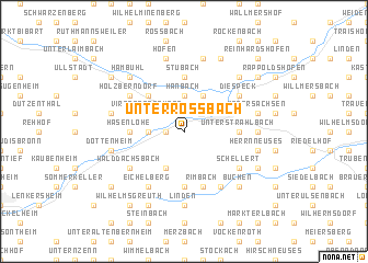 map of Unterroßbach