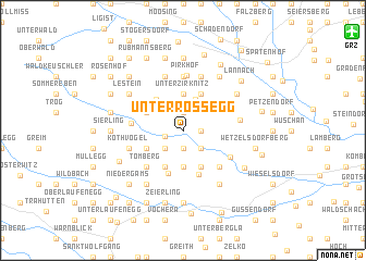 map of Unterrossegg