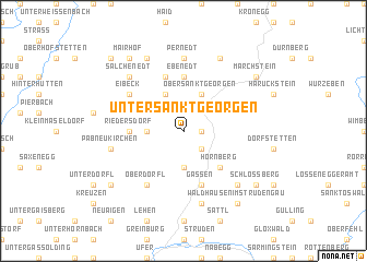 map of Unter Sankt Georgen