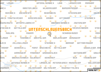 map of Unterschlauersbach