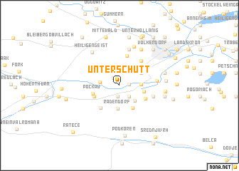 map of Unterschütt