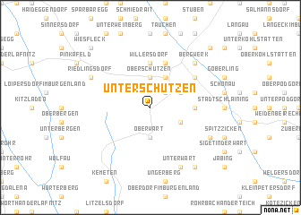 map of Unterschützen