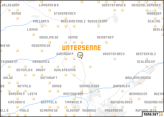 map of Untersenne