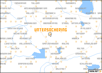 map of Untersöchering