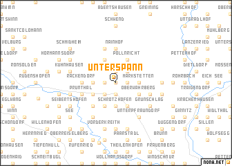 map of Unterspann