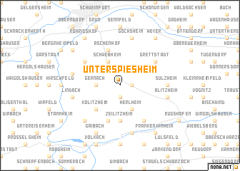 map of Unterspiesheim