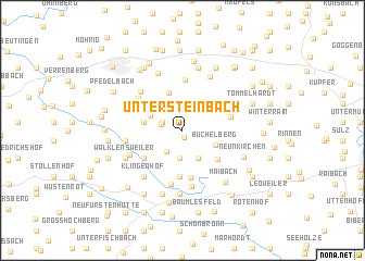 map of Untersteinbach