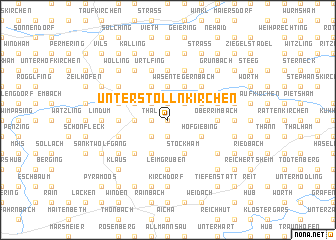map of Unterstollnkirchen