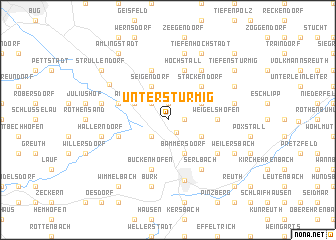 map of Unterstürmig