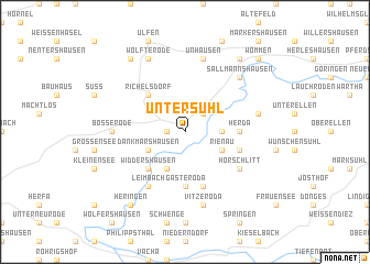 map of Untersuhl