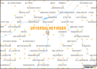 map of Untersulmetingen