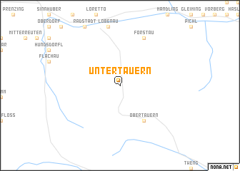 map of Untertauern