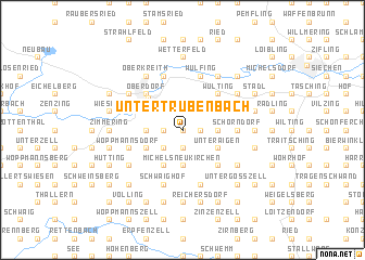 map of Untertrübenbach