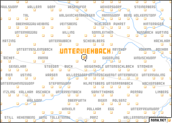 map of Unterviehbach