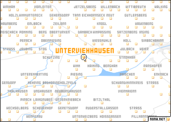 map of Unterviehhausen