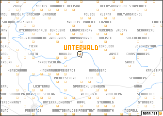 map of Unterwald
