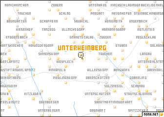 map of Unterweinberg
