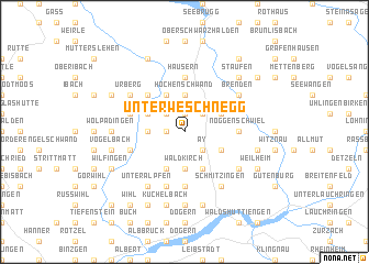 map of Unterweschnegg