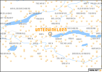 map of Unterwinklern