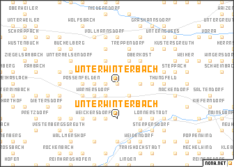 map of Unterwinterbach