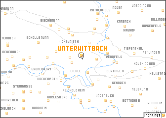 map of Unterwittbach