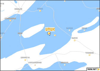 map of Unuk
