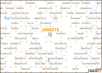 map of Unwerte