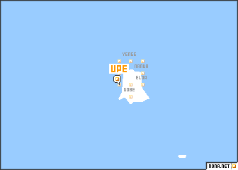 map of Upé