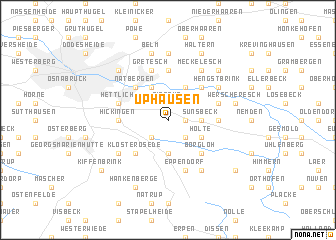 map of Uphausen