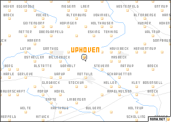 map of Uphoven