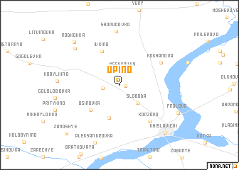 map of Upino
