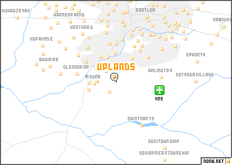 map of Uplands