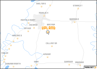 map of Upland