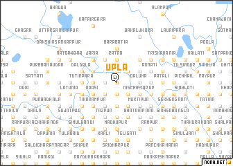 map of Upla