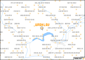 map of Upohlav