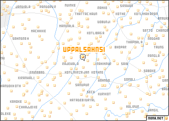 map of Uppāl Sahnsi