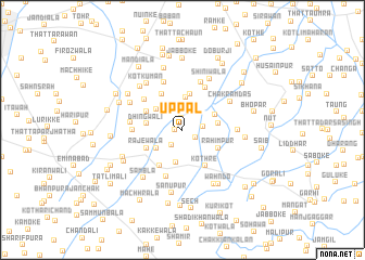 map of Uppāl