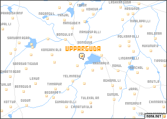 map of Upparguda