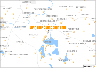 map of Upper Four Corners