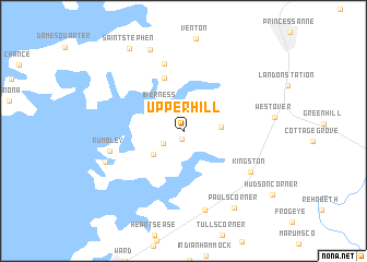 map of Upper Hill