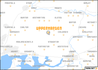 map of Upper Marden