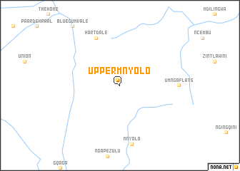 map of Upper Mnyolo