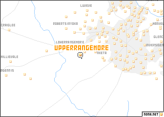 map of Upper Rangemore