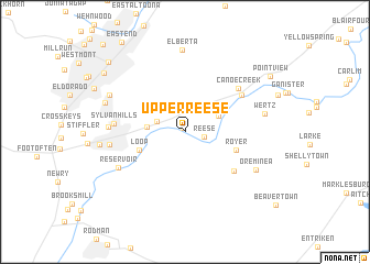 map of Upper Reese