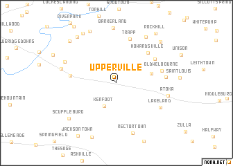 map of Upperville