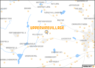 map of Upper Wire Village