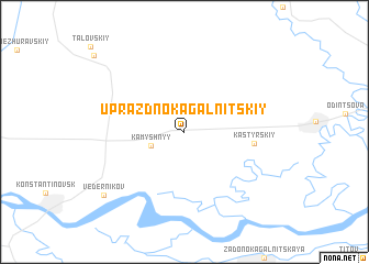 map of Uprazdno-Kagal\