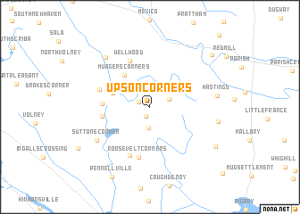 map of Upson Corners